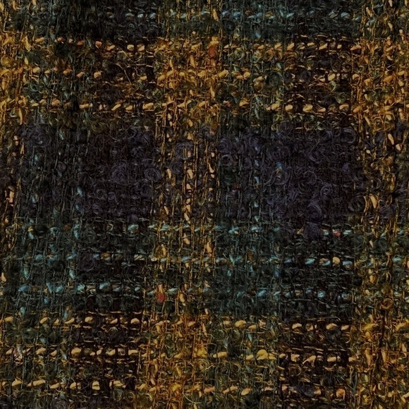 Jones New York Wool Mohair Full Zip Plaid Jacket Sz 14 EUC - Picture 4 of 12